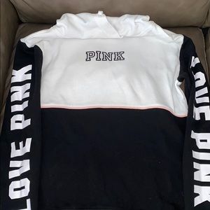 Black and white Pink Pullover